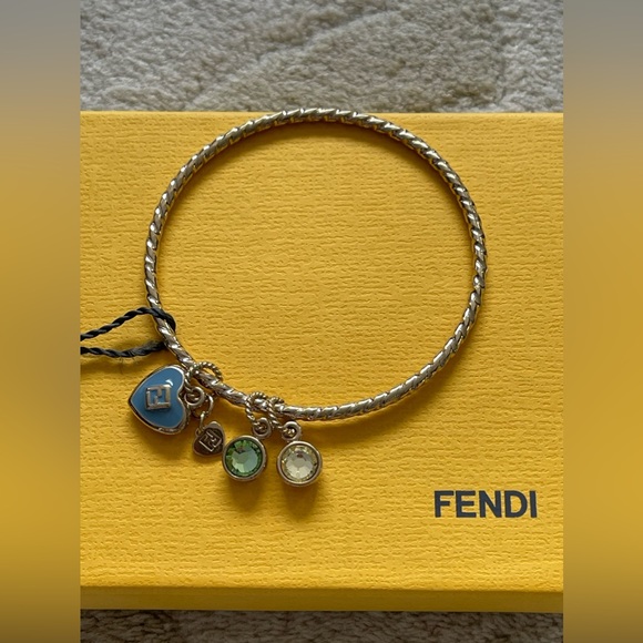 BRAND NEW Fendi charm bangle - Picture 2 of 7